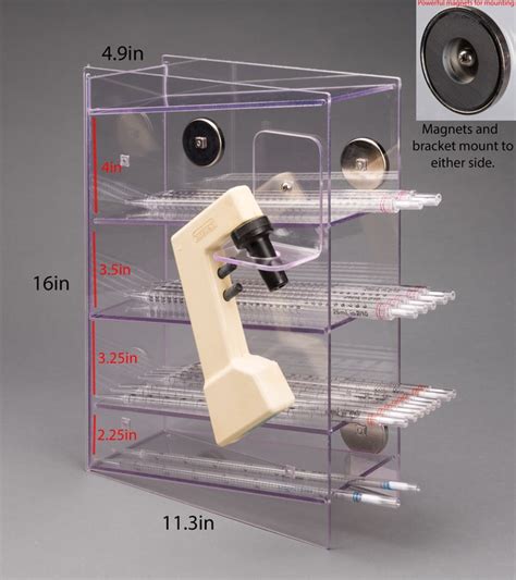 pipette storage rack